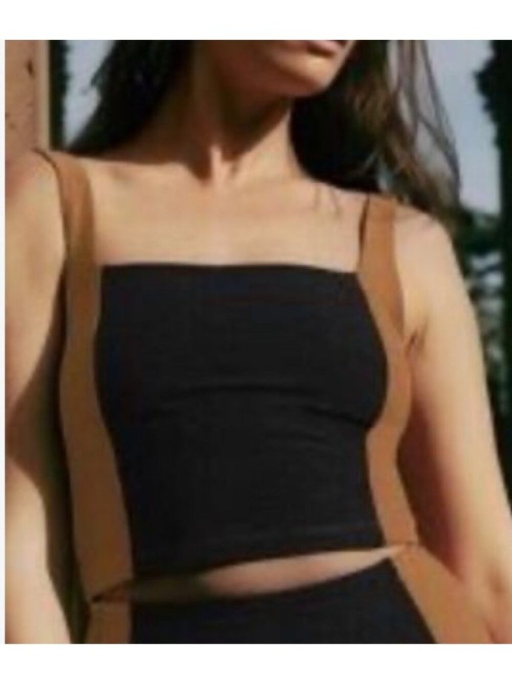 Beyond Yoga Spacedye Vitality Colorblock Cropped Tank Size Small EUC.   N